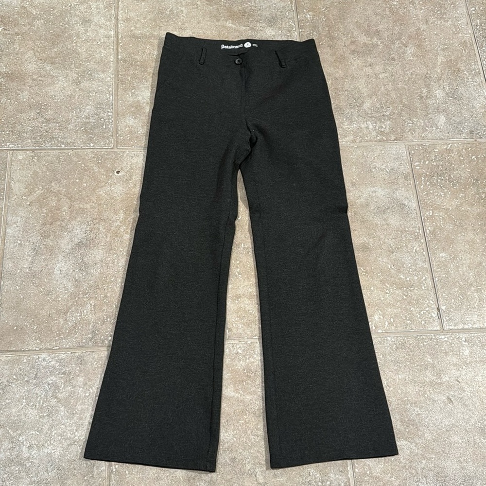 Women’s Bertrand‎ Classic Dress Pant Yoga Pant | Bootcut  charcoal